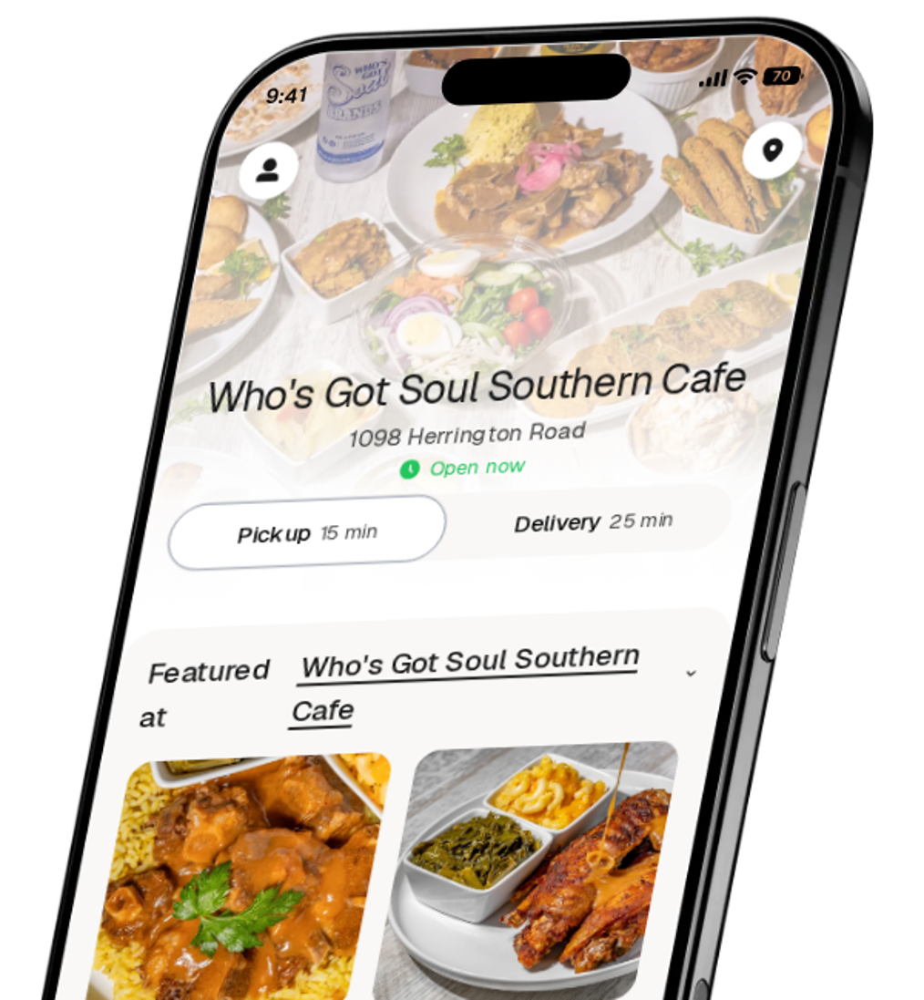Who's Got Soul Southern Cafe app preview